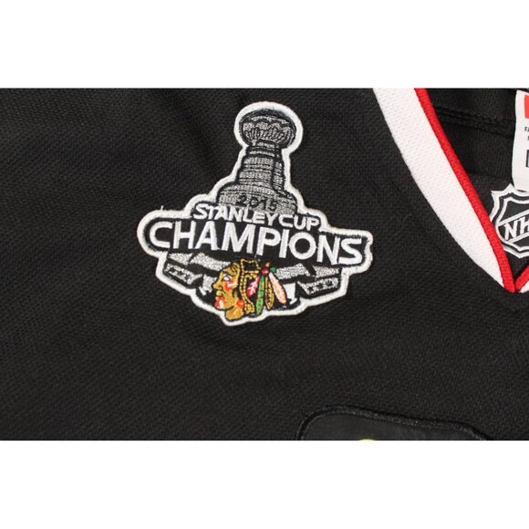 Reebok CCM Jersey V-Neck Pullover Chicago Blackhawks Kane #88 Size 54 Black PO18 - Picture 7 of 9